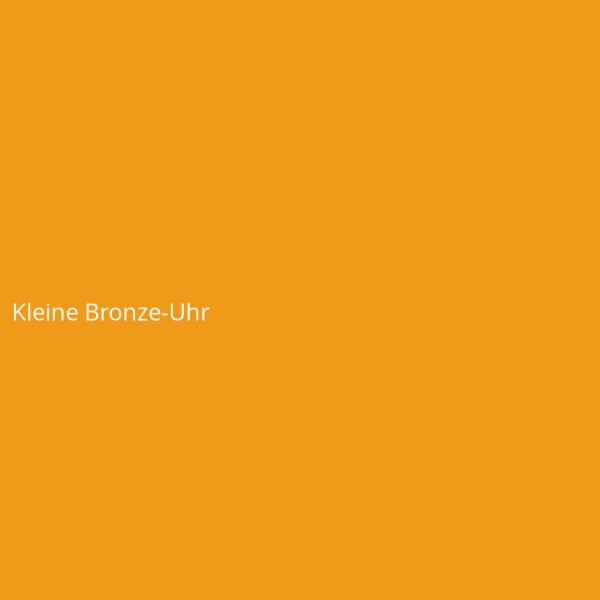 Kleine Bronze-Uhr