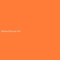 Kleine Bronze-Uhr