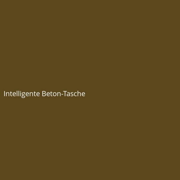 Intelligente Beton-Tasche