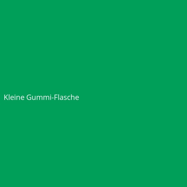 Kleine Gummi-Flasche