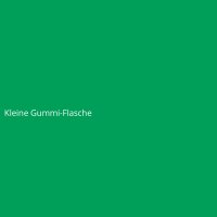 Kleine Gummi-Flasche