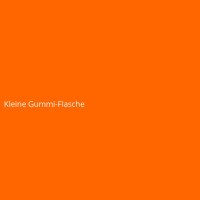 Kleine Gummi-Flasche