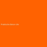 Praktische Beton-Uhr