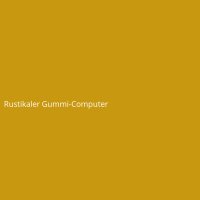 Rustikaler Gummi-Computer