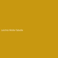 Leichte Wolle-Tabelle