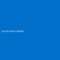 Leichte Wolle-Tabelle