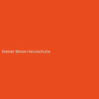 Kleiner Beton-Handschuhe
