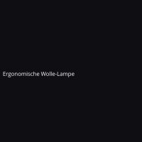 Ergonomische Wolle-Lampe