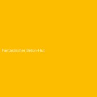 Fantastischer Beton-Hut