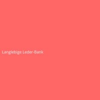 Langlebige Leder-Bank