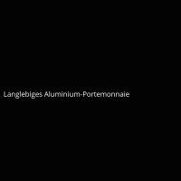 Langlebiges Aluminium-Portemonnaie