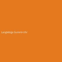 Langlebige Gummi-Uhr